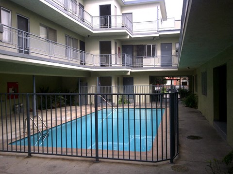 Floor plan for 2 beds, 1 bath