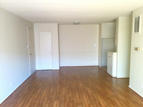 Floor plan for studio, 1 bath