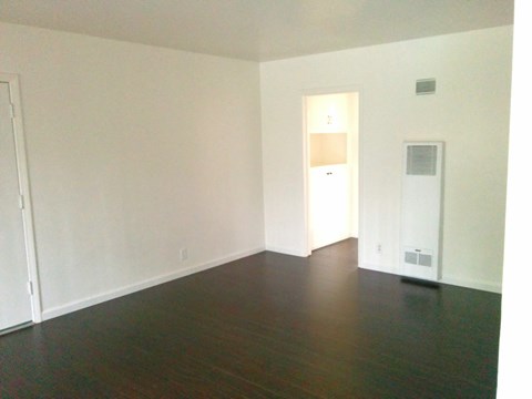 Floor plan for 1 bed, 1 bath