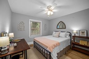 Greenville triplex for rent - Bedroom With Ceiling Fan at Taft Venture Properties, Greenville, NC