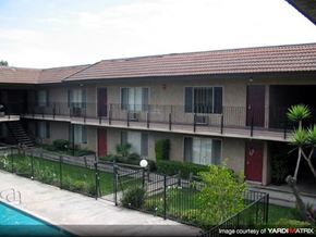 La Puente apartment for rent - an apartment building with balconies and a swimming pool