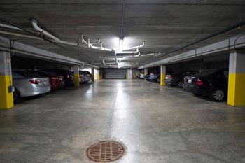 Heated underground parking