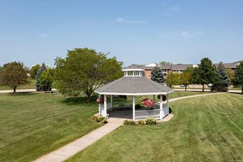 Courtyard with gazebo