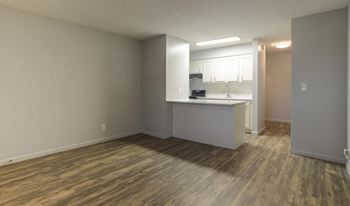 Faux wood flooring