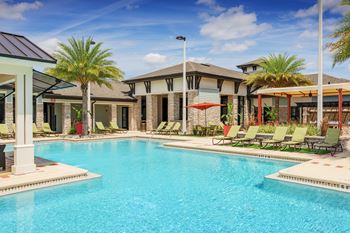 Nona park village apartments pool area resort-style swimming pool