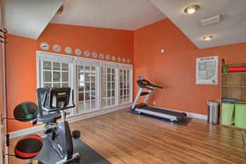 Modern fitness center
