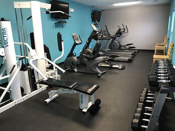 Modern fitness center