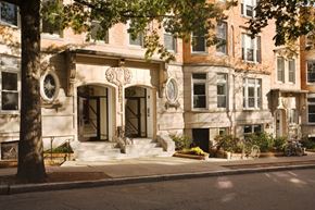 Brookline apartment for rent - the front of a building on a city street