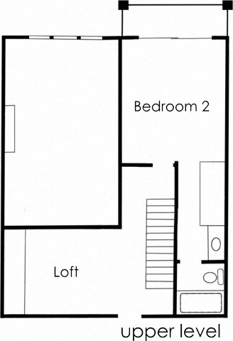 Floor plan for 2 beds, 2 baths, 1590 sqft