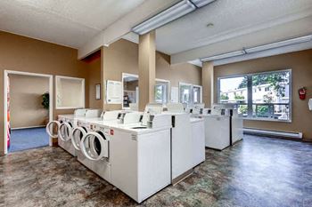 The community laundry facilities at morningtree park apartments