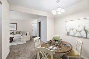 Silver Spring apartment for rent - a dining room with a table and chairs