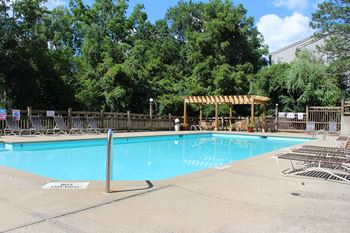 Blue cool swimming pool