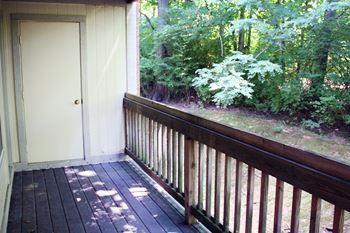 Large balcony