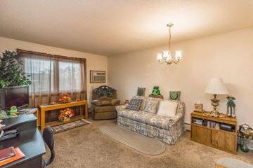 Monticello apartment for rent - a living room with a couch and a tv