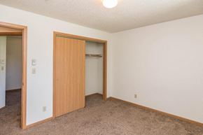 Sturgis apartment for rent - a bedroom with a closet and a door to a closet