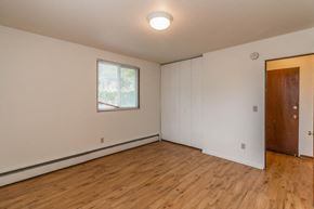 St Louis Park apartment for rent - a living room with wood floors and white walls and a window
