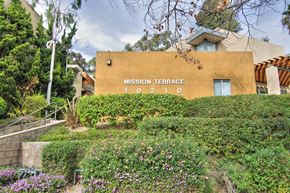 San Diego apartment for rent - a building with the name of mission terrace on it