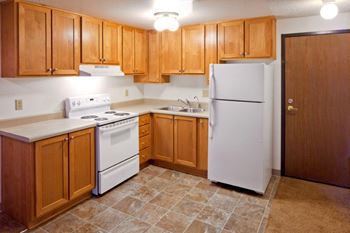Cabinets, new flooring and countertops