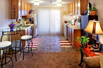 Carpet and vinyl floors
