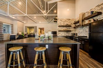 Breakfast bar dining room