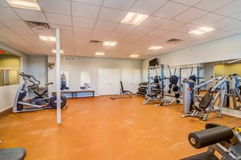 Fitness center strength and conditioning equipment