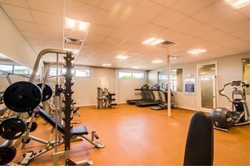 Modern fitness center
