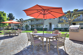 Sunnyvale apartment for rent - Apartment courtyard