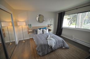 Sunnyvale apartment for rent - Staged Apartment Bedroom
