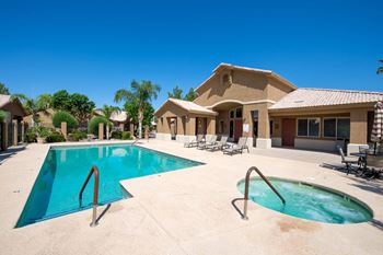 Heated pool and spa