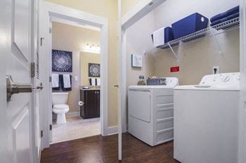 Full-size washer and dryer sets provided