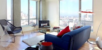 City and bay views