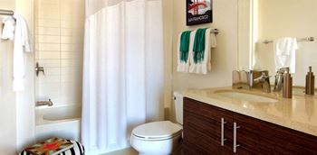 Tile bathroom