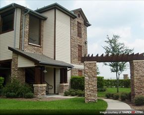 Houston apartment for rent - a house with a walkway in front of it