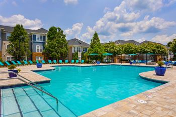 Resort-style swimming pool