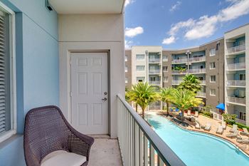 Private balcony