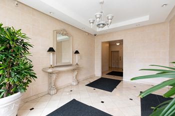 Marble lobby