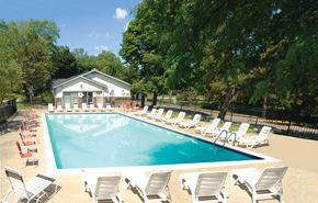 Shelby Township townhouse for rent - On the beautiful grounds, you'll find a sparkling pool and sundeck for a refreshing dip or relaxation.
