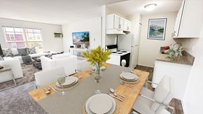 New Hudson apartment for rent - Gorgeous setting right near Kensington Park. Updated kitchen, flooring, cabinetry. Generous sized rooms and extras like walk-in closets and a sparkling pool are included.
