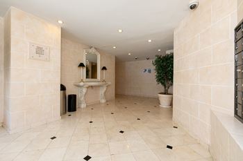 Marble lobby