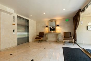 Marble lobby