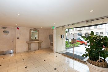 Marble lobby