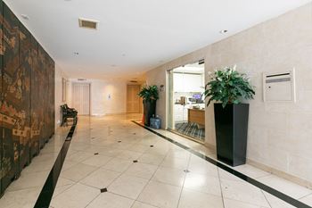 Marble lobby