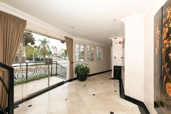 Marble lobby