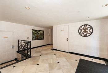 Marble lobby
