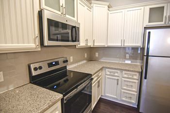 Weathered gray or aspen white cabinetry available