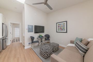 Santa Cruz apartment for rent - a living room with a couch and a tv