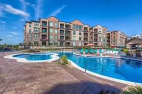 Lenexa apartment for rent - take a dip in the resort style pool  at EdgeWater at City Center, Lenexa, KS, 66219
