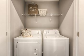 In home full size washer and dryer