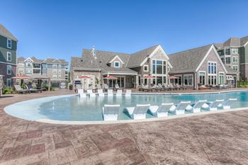 Glimmering pool