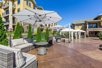 Courtyard patio